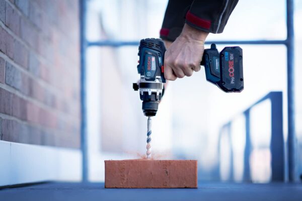 Bosch GSB 18V-150 C Heavy Duty BITURBO Cordless Impact Drill, Brushless Motor, 150 Nm, 13 mm, Metal Gearbox,Kickback Control, 2,200 rpm, 2.2 Kg + L-Boxx (18V Battery and Charger sold seperately) - Image 3