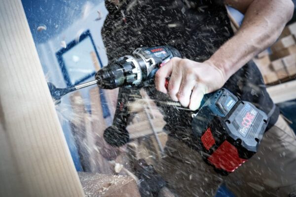 Bosch GSB 18V-150 C Heavy Duty BITURBO Cordless Impact Drill, Brushless Motor, 150 Nm, 13 mm, Metal Gearbox,Kickback Control, 2,200 rpm, 2.2 Kg + L-Boxx (18V Battery and Charger sold seperately) - Image 4