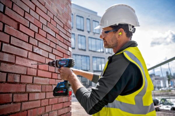 Bosch GSB 18V-150 C Heavy Duty BITURBO Cordless Impact Drill, Brushless Motor, 150 Nm, 13 mm, Metal Gearbox,Kickback Control, 2,200 rpm, 2.2 Kg + L-Boxx (18V Battery and Charger sold seperately) - Image 5