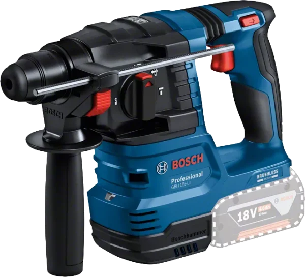 Bosch GBH 185-LI PROFESSIONAL CORDLESS ROTARY HAMMER WITH SDS PLUS - Image 2