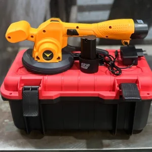CORDLESS TILE VIBRATOR WITH 2 batteries & a charger